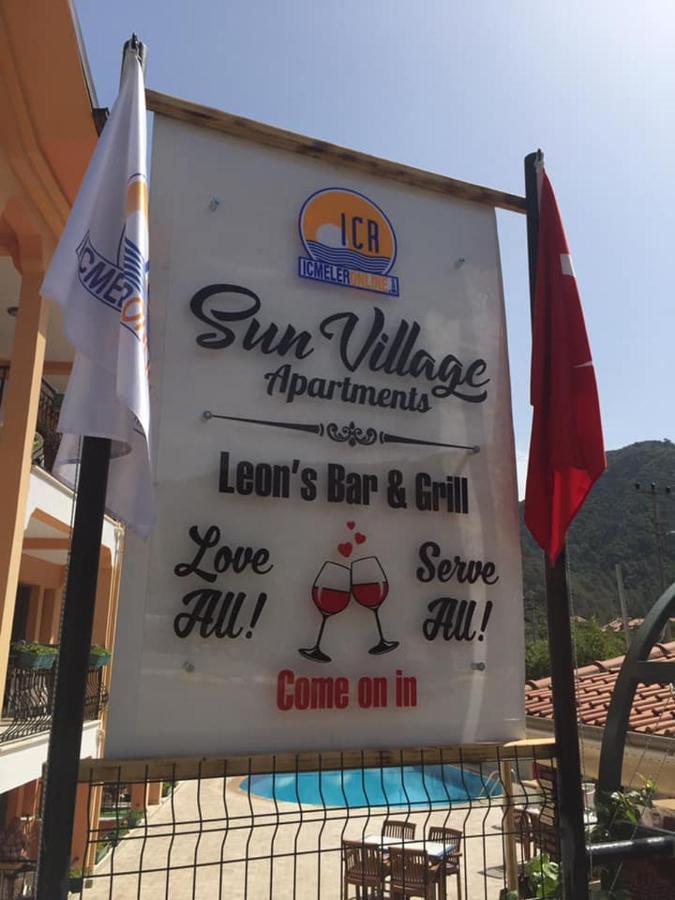 Leons Sun Village Apartments Marmaris Exteriör bild